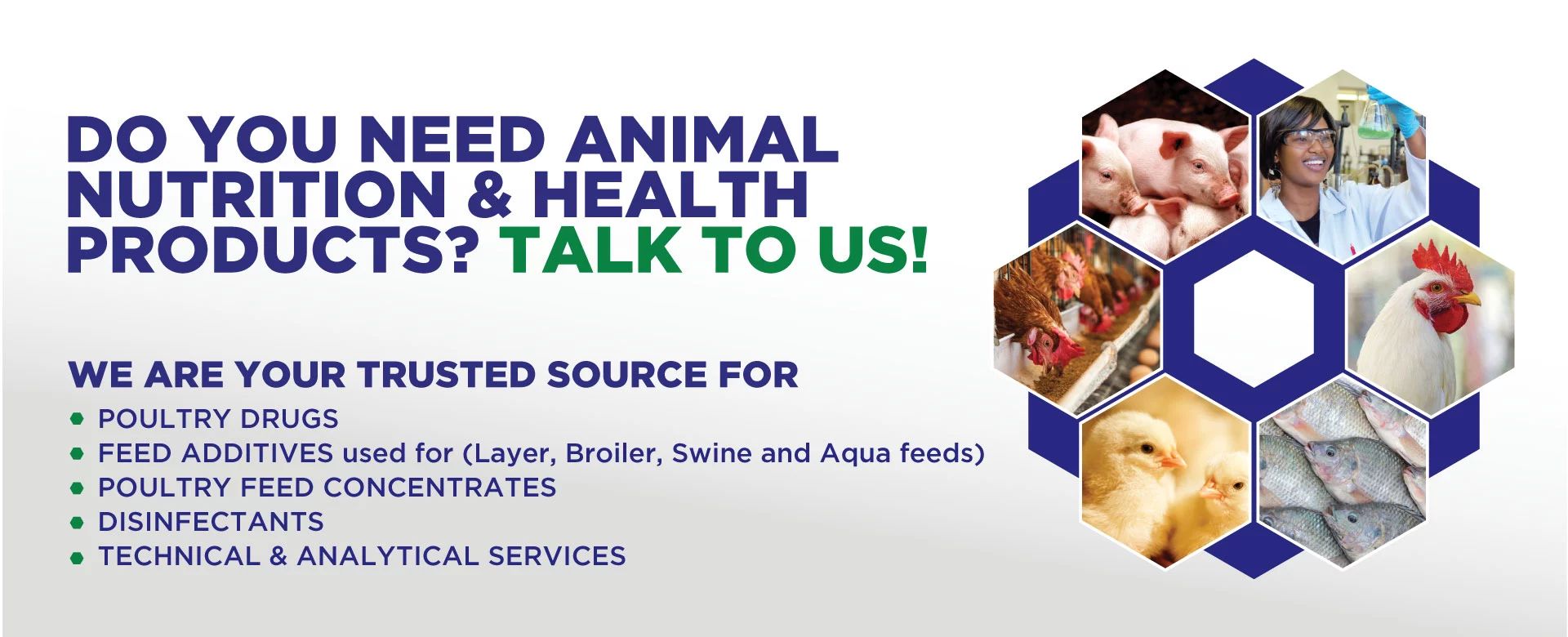 Maridav animal nutrition and health services for poultry, swine and aquaculture.